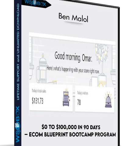$0 To $100,000 In 90 Days – ECom Blueprint Bootcamp Program – Ben Malol