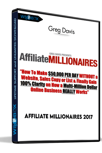 Affiliate-Millionaires-2017---Greg-Davis-(Super-Affiliate-Rockstar-Live-+-Bonus)