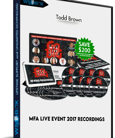 MFA Live Event 2017 Recordings – Todd Brown