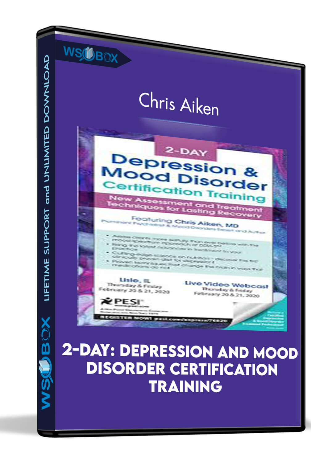 2-Day: Depression and Mood Disorder Certification Training: New Assessment and Treatment Techniques for Lasting Recovery - Chris Aiken