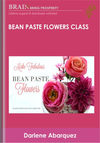 Bean Paste Flowers Class - Darlene Abarquez