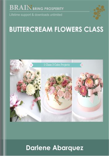 Buttercream Flowers Class – Darlene Abarquez