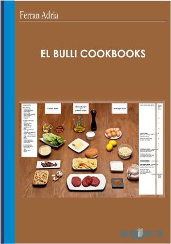 92$. El Bulli Cookbooks – Ferran Adria