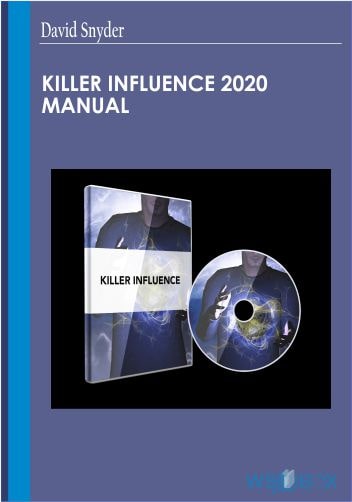 132$. Killer Influence 2020 Manual – David Snyder