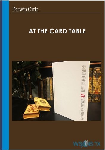 At the card table – Darwin Ortiz