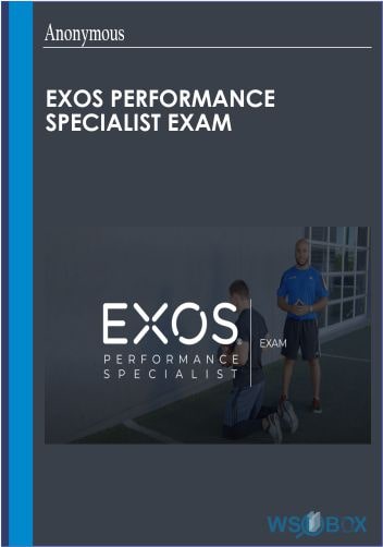 109$. EXOS Performance Specialist Exam