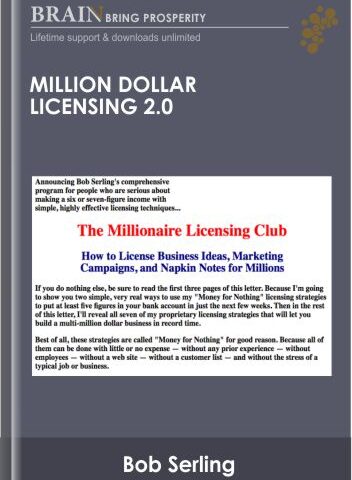 Million Dollar Licensing 2.0 – Bob Serling