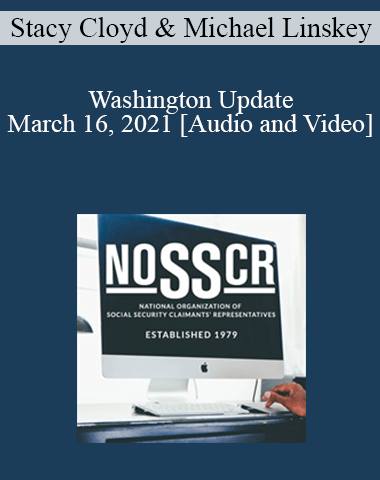 Stacy Cloyd, Michael Linskey – Washington Update – March 16, 2021